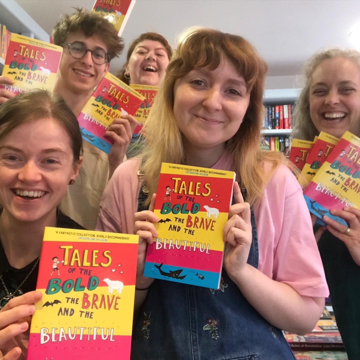 Bookselling team at Booka Bookshop celebrate "Tales of the Bold, the Brave and the Beautiful"